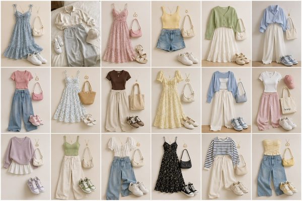 Pastel outfits bí quyết phối đồ