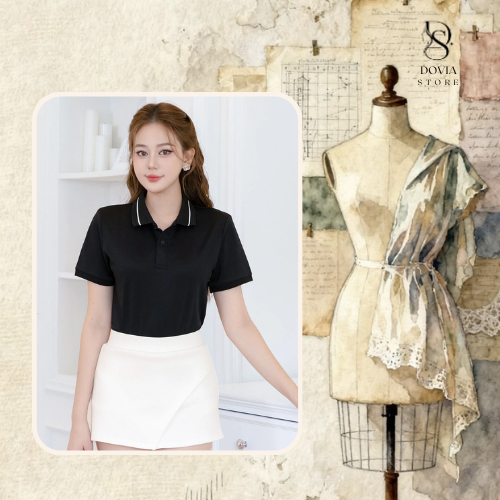 Áo polo công sở nữ đẹp