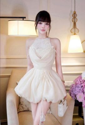 đầm dự tiệc xòe