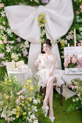 váy công chúa dự tiệc cưới