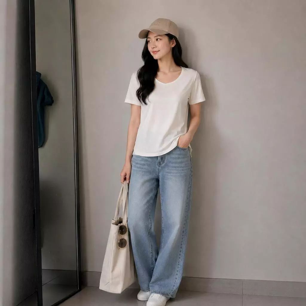 ÁO THUN NỮ CỔ TIM VIỀN BO BASIC DOVIA TAY NGẮN, VẢI COTTON BORIP LẠNH CO GIÃN 4 CHIỀU ĐỊNH LƯỢNG 240GSM MỀM MỊN MÁT MẺ - Ảnh 2