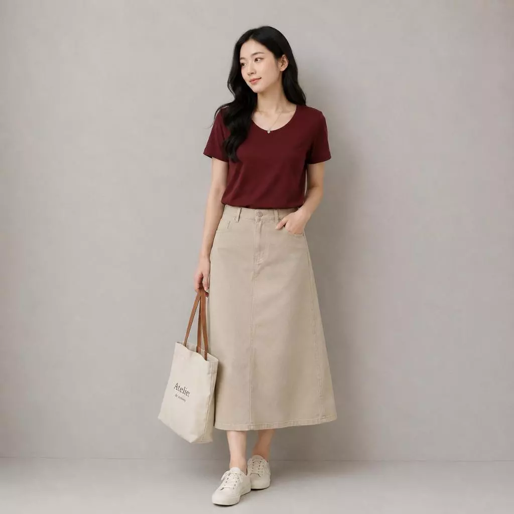 ÁO THUN NỮ CỔ TIM VIỀN BO BASIC DOVIA TAY NGẮN, VẢI COTTON BORIP LẠNH CO GIÃN 4 CHIỀU ĐỊNH LƯỢNG 240GSM MỀM MỊN MÁT MẺ - Ảnh 4