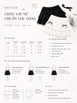 chân váy nữ chuẩn vóc dáng
